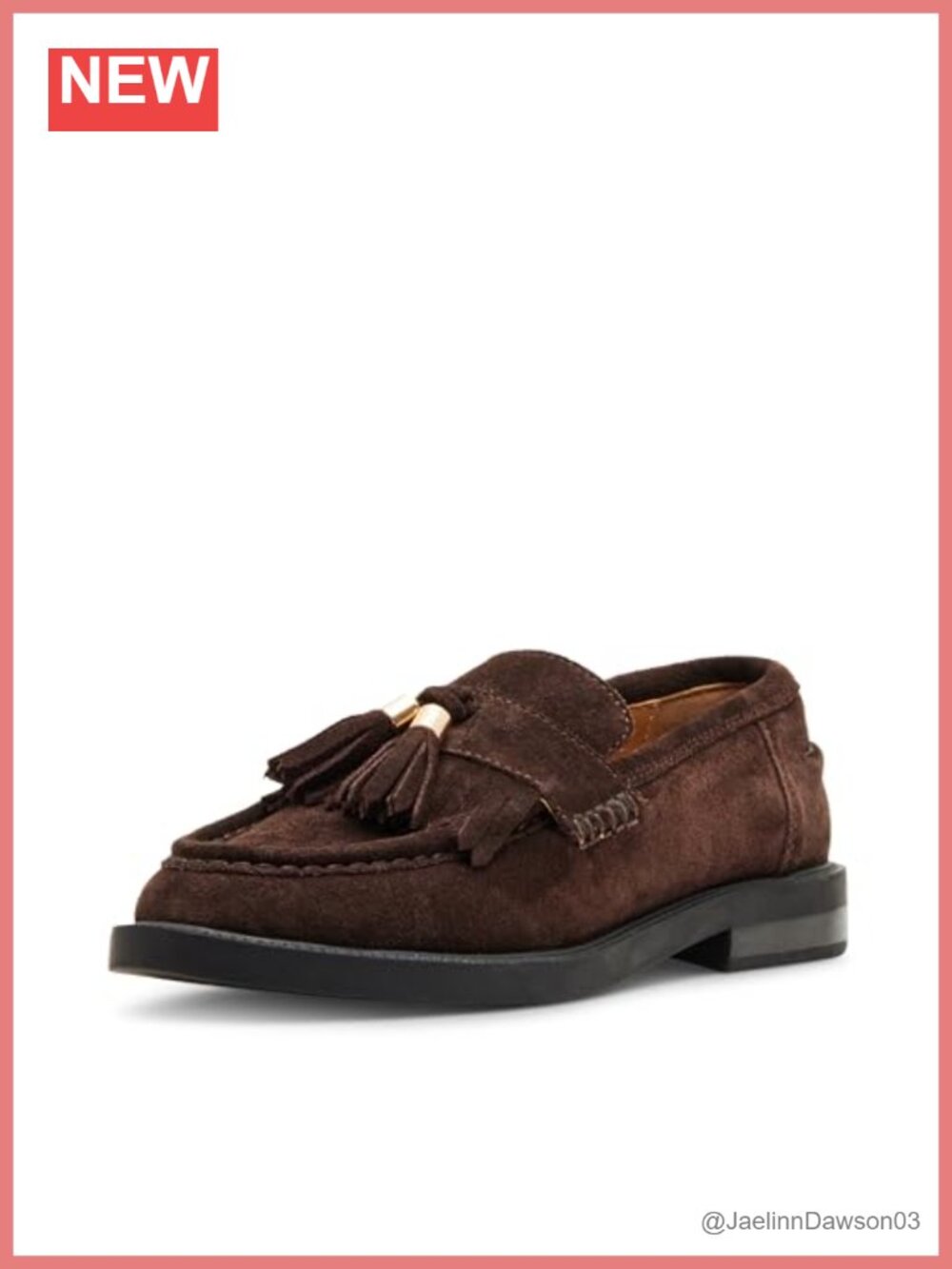 Steve Madden Radcliff Tassel Penny Loafers Leather Suede
